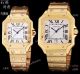 Best Copy Cartier Santos de Two Tone Quartz Watch 39mm or 32mm (2)_th.jpg